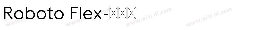 Roboto Flex字体转换